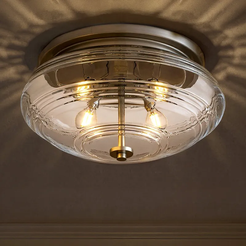 UQL6372 Casual Indoor Ceiling Light, 8.25''H x 16.00''W x 16.00''Dep, Brushed Nickel Finish, Lacey Collection — Urban Ambiance LED Post Top Lights 60.0W 3000K