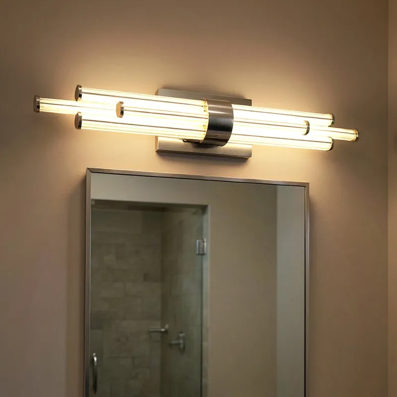 UQL6356 Luxe Industrial Indoor Bath Light, 4.50''H x 32.00''W x 3.75''Dep, Polished Chrome Finish, Farmington Collection — Urban Ambiance LED Linear Lights 20.0W 3000K
