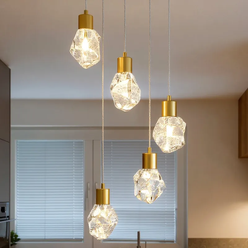 UQL6331 Luxe Industrial Indoor Pendant, 7.00''H x 14.50''W x 14.50''Dep, Brushed Gold Finish, Altoona Collection — Urban Ambiance LED Landscape Lights 37.0W 3000K