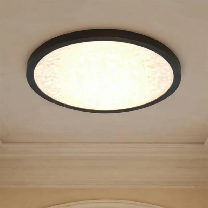 UQL6257 Minimalist Indoor Ceiling Light, 1.00''H x 20.00''W x 20.00''Dep, Earth Black Finish, Alice Collection — Urban Ambiance LED Post Top Lights 28.0W 3000K