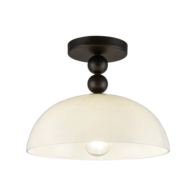 Paisley 12-in Semi-Flush Mount — Kuzco Lighting LED Post Top Lights  