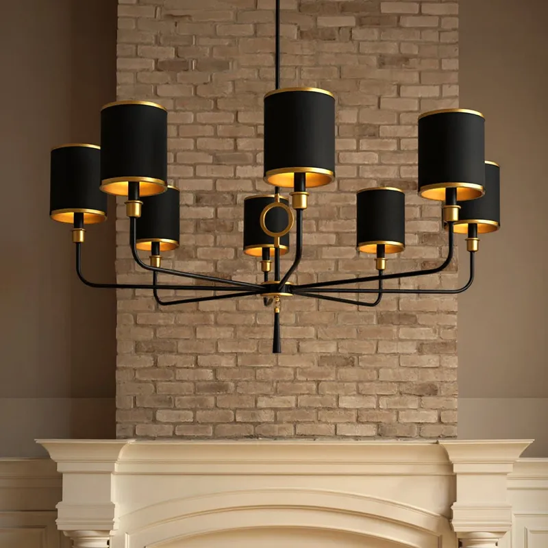 UQL6211 XL Glam Indoor Chandelier, 35.00''H x 40.00''W x 40.00''Dep, Matte Black Finish, Caldwell Collection — Urban Ambiance LED Landscape Lights 60.0W 3000K