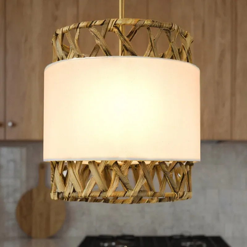 UQL6190 Bohemian Indoor Pendant, 10.25''H x 10.00''W x 10.00''Dep, Brushed Gold Finish, Edina Collection — Urban Ambiance LED Landscape Lights 100.0W 3000K