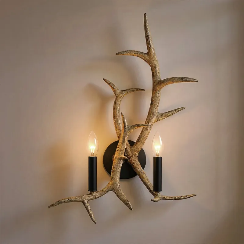 UQL6180 Western Indoor Wall Sconce, 22.75''H x 14.75''W x 8.75''Dep, Earth Black Finish, Vilnius Collection — Urban Ambiance LED Wall Lights 60.0W 3000K
