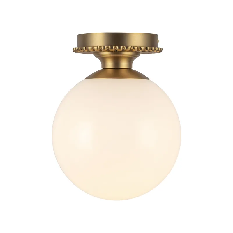 Otis 8-in Semi-Flush Mount — Kuzco Lighting LED Post Top Lights  