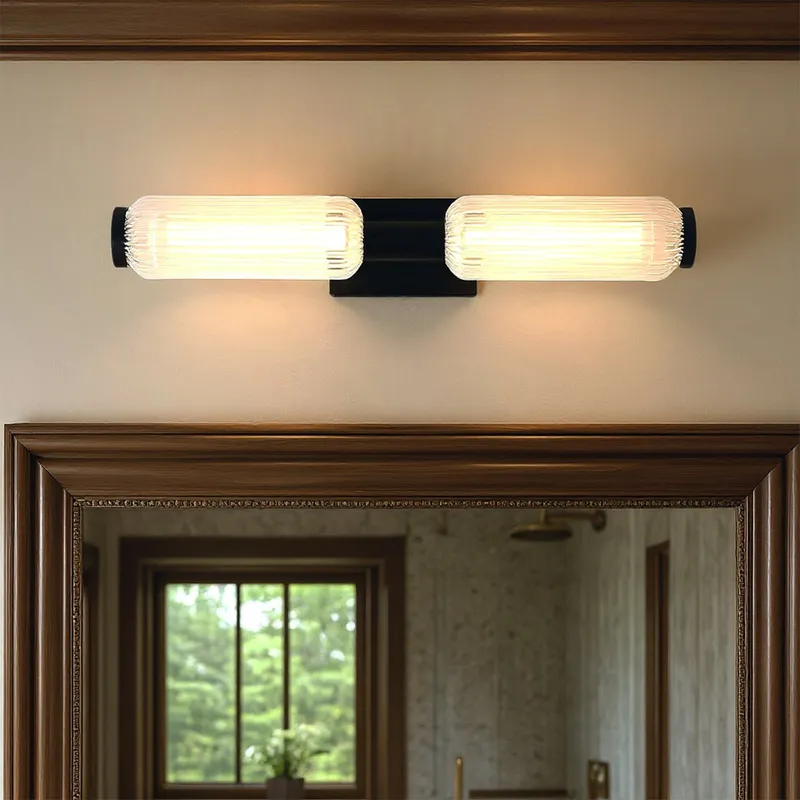 UQL6161 Urban Loft Indoor Bath Light, 4.50''H x 23.50''W x 5.00''Dep, Matte Black Finish, Burien Collection — Urban Ambiance LED Linear Lights 60.0W 3000K