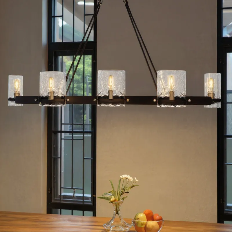UQL6143 Tuscan Indoor Chandelier, 25.00''H x 42.00''W x 18.00''Dep, Matte Black Finish, Lenexa Collection — Urban Ambiance LED Linear Lights 60.0W 3000K