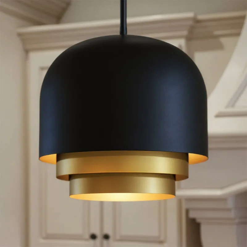 UQL6120 Glam Indoor Pendant, 11.50''H x 12.00''W x 12.00''Dep, Matte Black Finish, Joplin Collection — Urban Ambiance LED Landscape Lights 60.0W 3000K