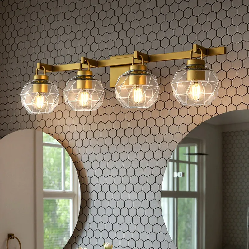 UQL6084 Cosmopolitan Indoor Bath Light, 8.25''H x 32.00''W x 7.50''Dep, Bronze Gold Finish, Delano Collection — Urban Ambiance LED Linear Lights 100.0W 3000K