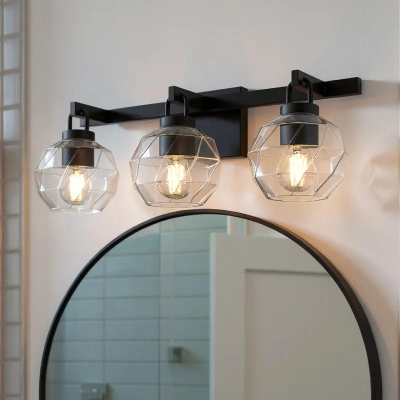 UQL6083 Cosmopolitan Indoor Bath Light, 8.25''H x 24.00''W x 7.50''Dep, Matte Black Finish, Delano Collection — Urban Ambiance LED Linear Lights 100.0W 3000K