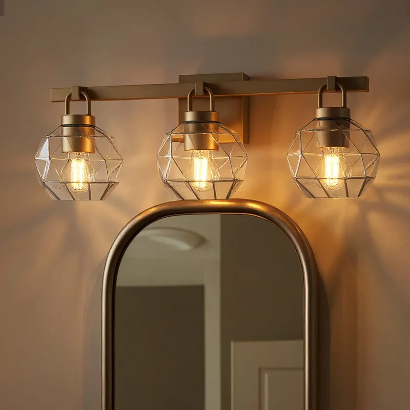 UQL6082 Cosmopolitan Indoor Bath Light, 8.25''H x 24.00''W x 7.50''Dep, Bronze Gold Finish, Delano Collection — Urban Ambiance LED Linear Lights 100.0W 3000K