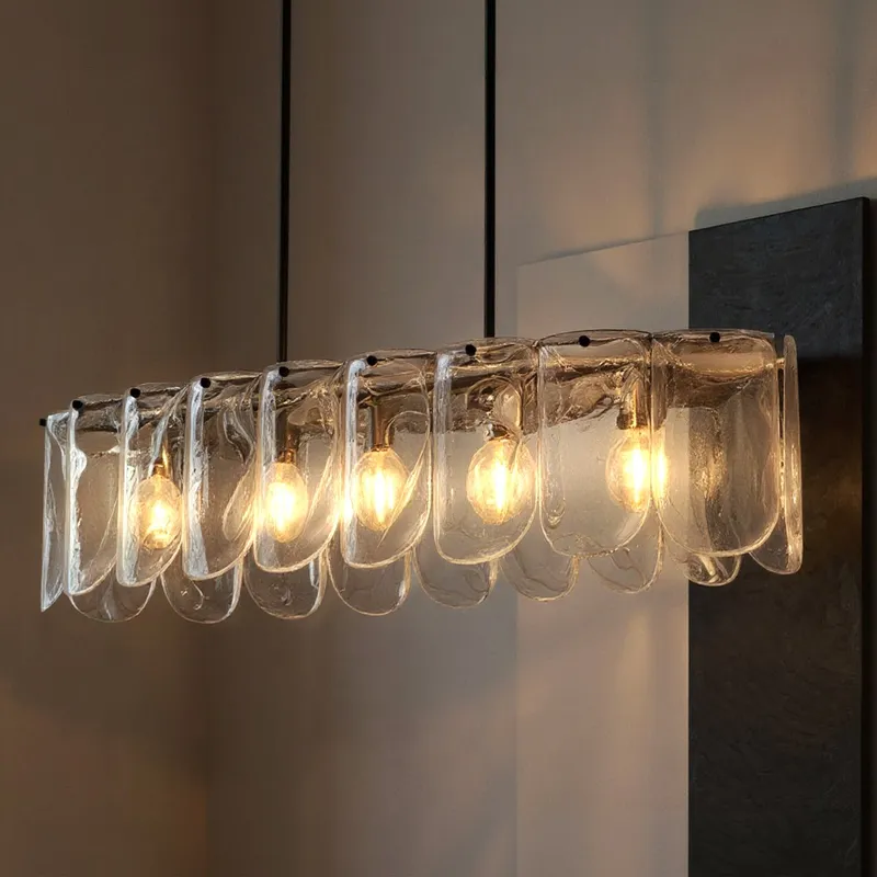 UQL6041 New Traditional Indoor Chandelier, 9.25''H x 43.00''W x 13.50''Dep, Matte Black Finish, Revere Collection — Urban Ambiance LED Linear Lights 100.0W 3000K