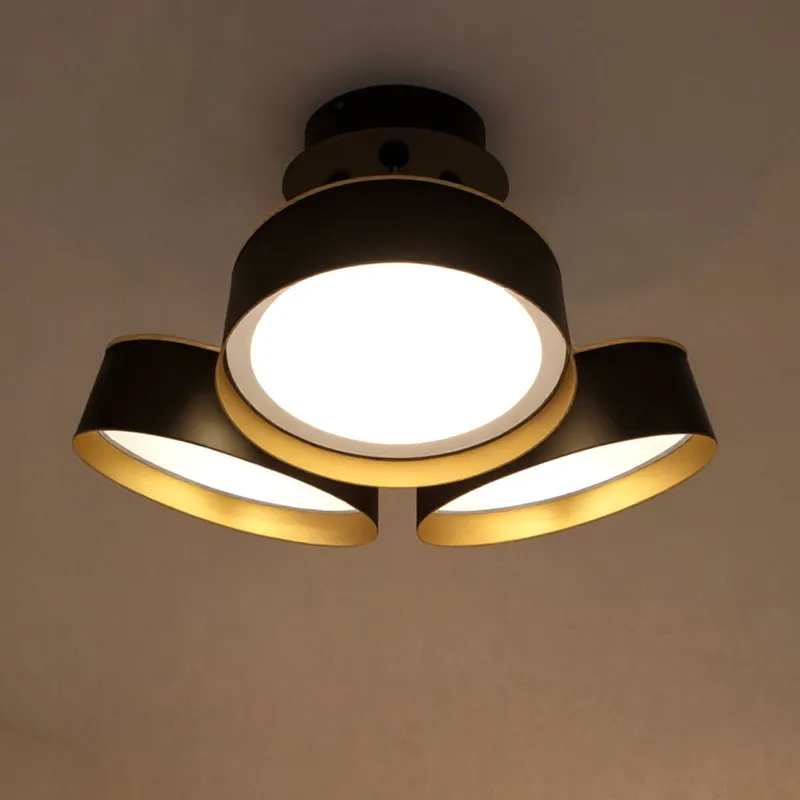 UQL6030 Modern Indoor Ceiling Light, 10.00''H x 19.00''W x 19.00''Dep, Matte Black Finish, Elyria Collection — Urban Ambiance LED Post Top Lights 28.0W 3000K