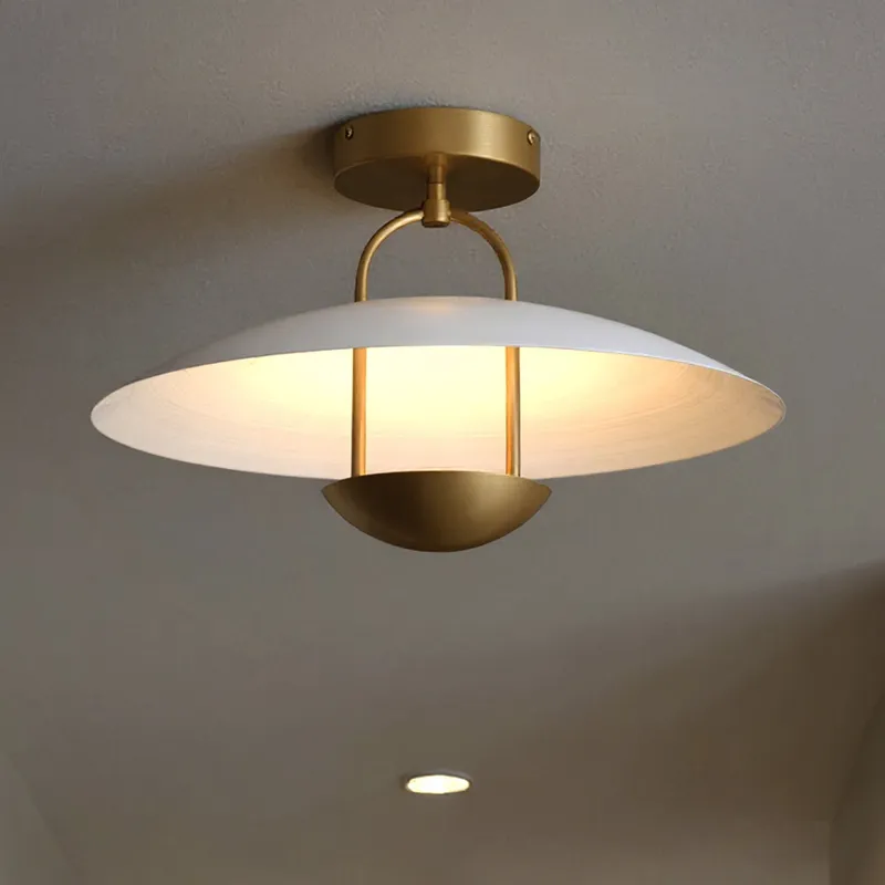 UQL6000 Urban Loft Indoor Ceiling Light, 11.00''H x 18.00''W x 18.00''Dep, Brushed Gold Finish, Lehi Collection — Urban Ambiance LED Post Top Lights 14.0W 3000K
