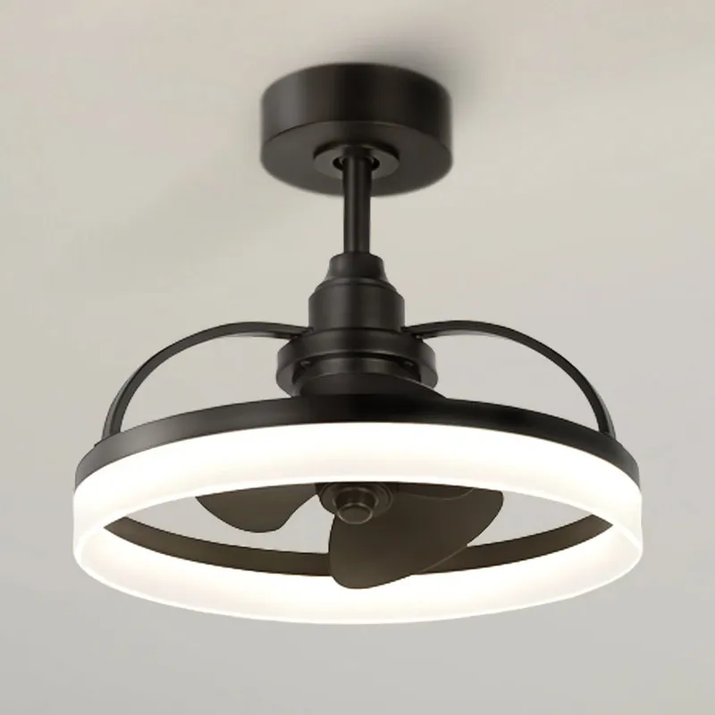 UHP9541 Glam Indoor Ceiling Fan, 8''H x 19-3/4"W x 19-3/4''D, Matte Black Finish, Wishek Collection — Urban Ambiance LED Post Top Lights 31.0W 3000K