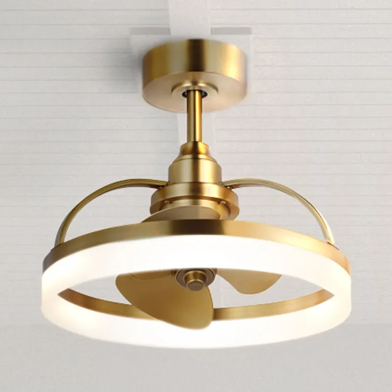 UHP9540 Glam Indoor Ceiling Fan, 8''H x 19-3/4"W x 19-3/4''D, Brushed Bronze Finish, Wishek Collection — Urban Ambiance LED Post Top Lights 31.0W 3000K