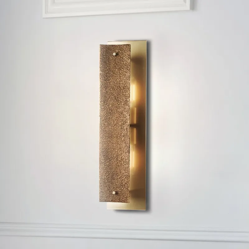 UHP5035 Modern Indoor Wall Sconce, 23-1/2''H x 5"W x 5-7/8''D, Soft Gold Finish, Richmond Collection — Urban Ambiance LED Wall Lights 60.0W 3000K