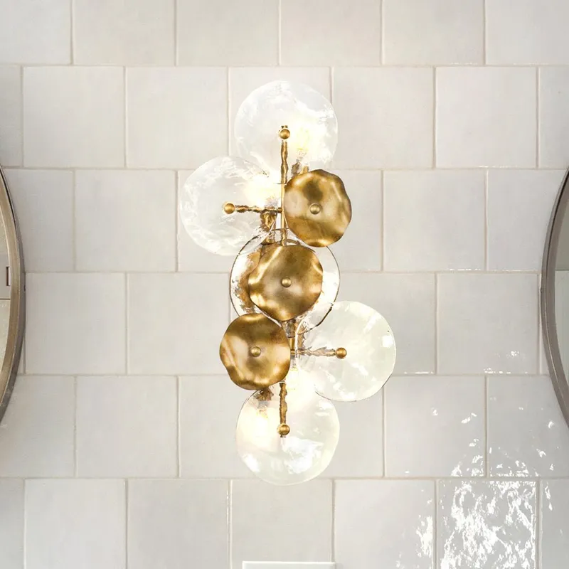 UHP5024 Glam Indoor Wall Sconce, 12-3/4''H x 4-7/8"W x 24''D, Gold Ombre Finish, Randwick Collection — Urban Ambiance LED Wall Lights 40.0W 3000K