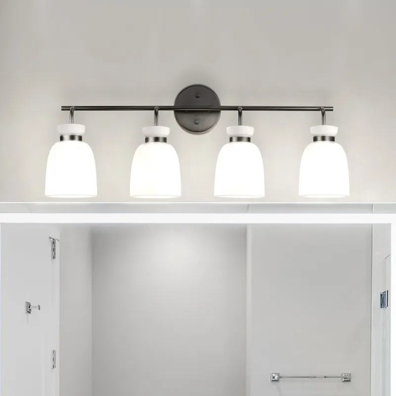 UHP5011 Minimalist Indoor Bath Light, 11''H x 6-5/8"W x 30''D, Matte Black Finish, Underwood Collection — Urban Ambiance LED Linear Lights 100.0W 3000K