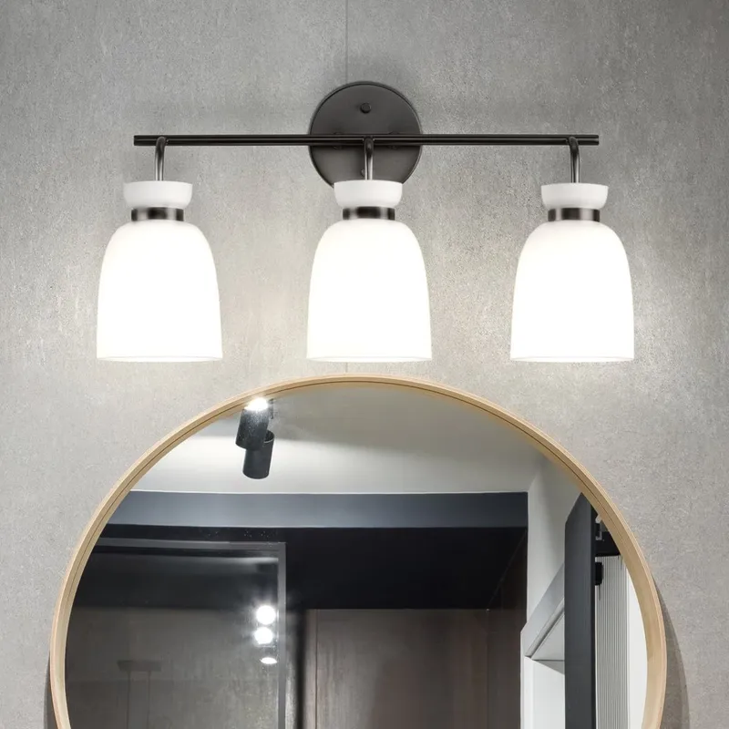 UHP5008 Minimalist Indoor Bath Light, 11''H x 6-5/8"W x 22''D, Matte Black Finish, Underwood Collection — Urban Ambiance LED Linear Lights 100.0W 3000K