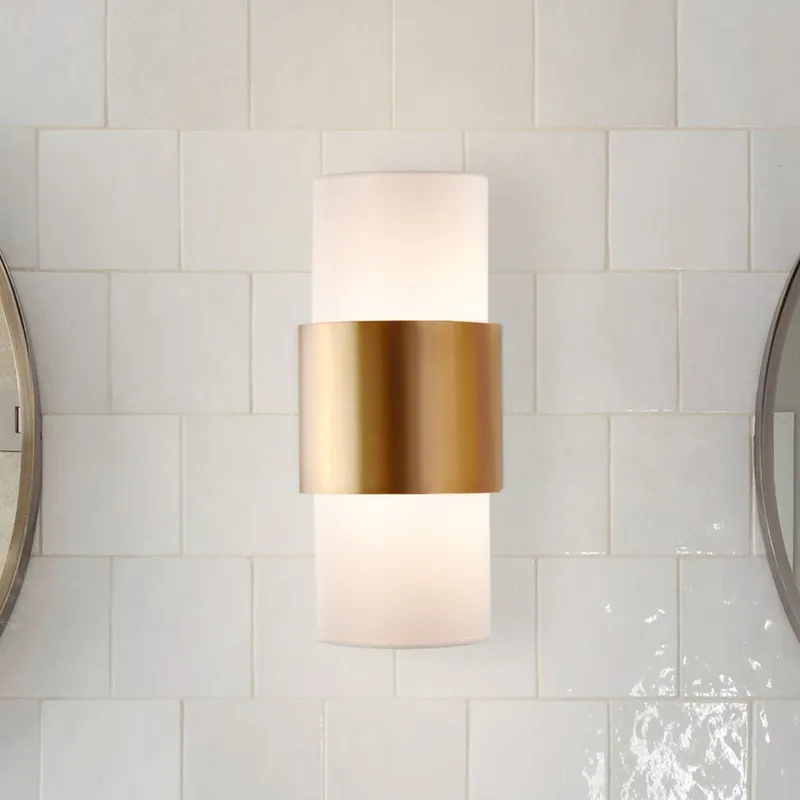 UHP4863 Minimalist Indoor Wall Sconce, 17''H x 4-7/8"W x 7-7/8''D, Brushed Bronze Finish, Rochester Collection — Urban Ambiance LED Wall Lights 60.0W 3000K