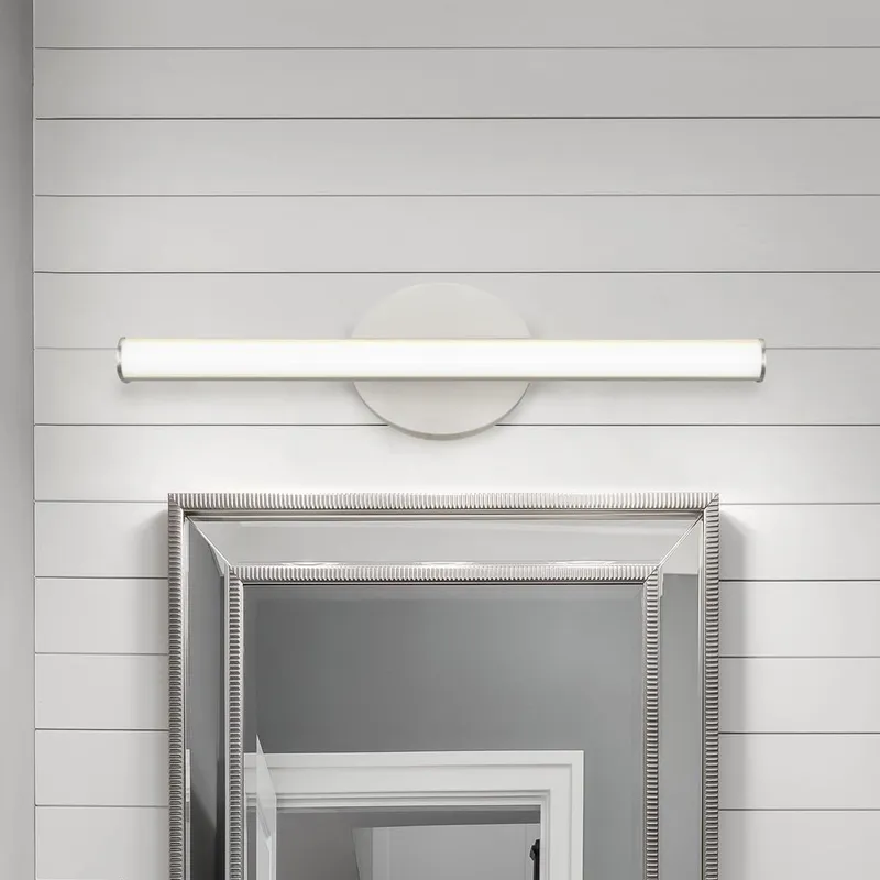 UHP4802 Minimalist Indoor Bath Light, 5-3/48''H x 3"W x 24''D, Brushed Nickel Finish, Winsen Collection — Urban Ambiance LED Linear Lights 18.0W 3000K