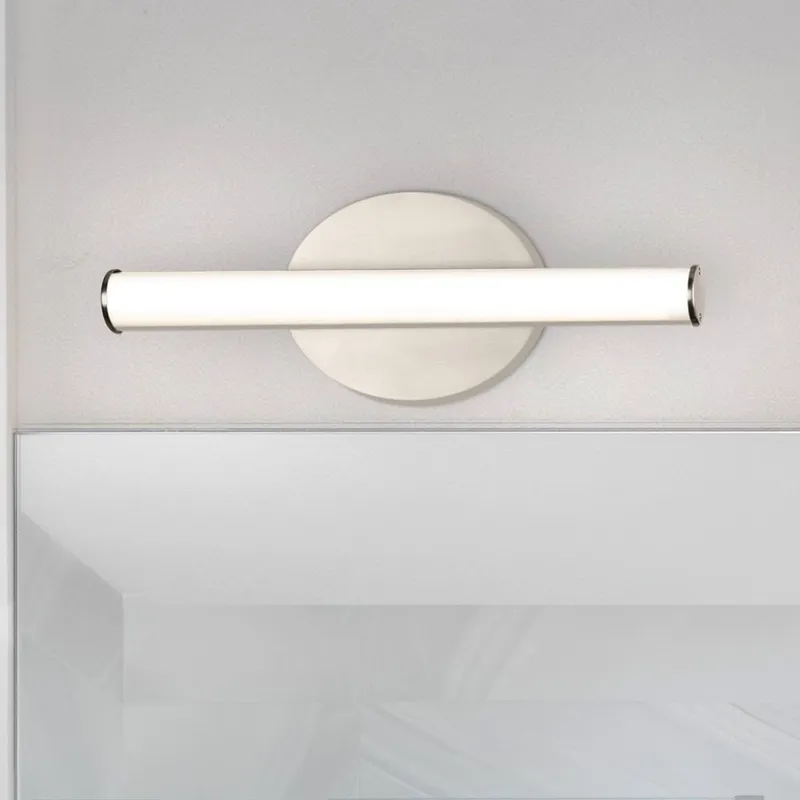 UHP4800 Minimalist Indoor Bath Light, 5-3/48''H x 3"W x 16''D, Brushed Nickel Finish, Winsen Collection — Urban Ambiance LED Linear Lights 11.0W 3000K
