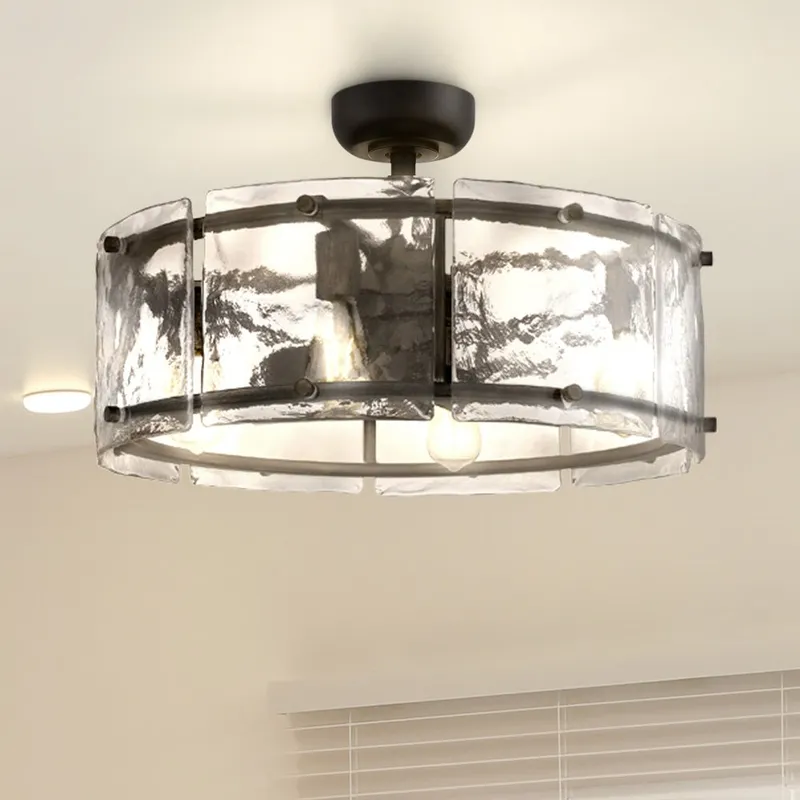UQL9111 Tuscan Indoor Ceiling Fan, 9.75''H x 24.25''W x 24.25''D, Earth Black Finish, Nantes Collection — Urban Ambiance LED Post Top Lights 8.0W 3000K