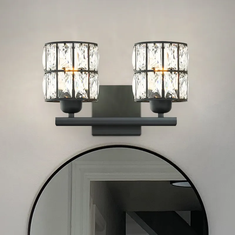 UQL4765 Cosmopolitan Indoor Bath Light, 8.00''H x 13.00''W x 6.25''D, Matte Black Finish, Casselton Collection — Urban Ambiance LED Smart & Connected Lighting 100.0W 3000K