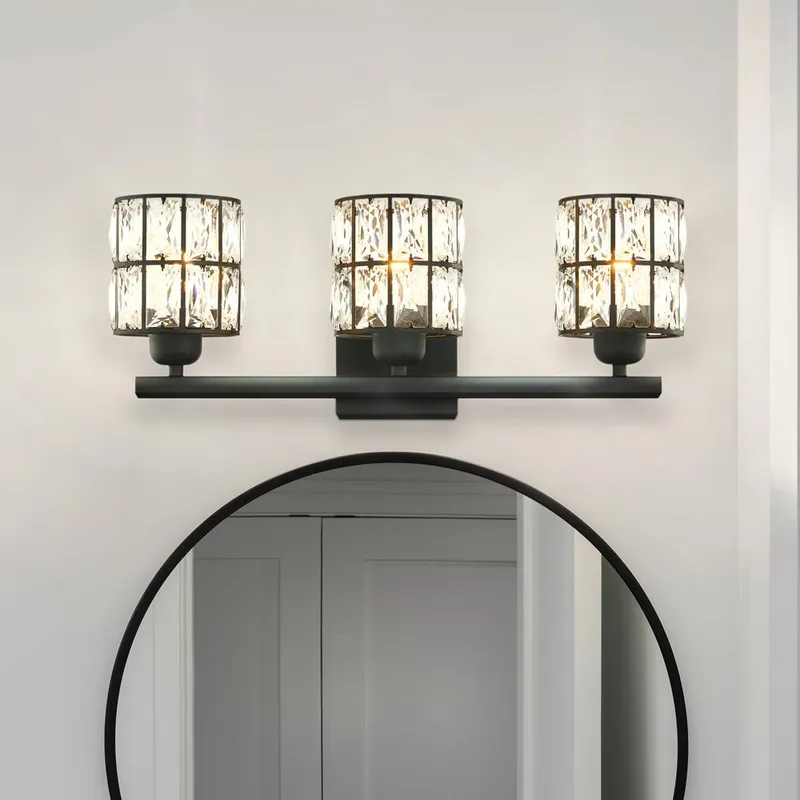 UQL4761 Cosmopolitan Indoor Bath Light, 8.00''H x 21.25''W x 6.25''D, Matte Black Finish, Casselton Collection — Urban Ambiance LED Linear Lights 100.0W 3000K