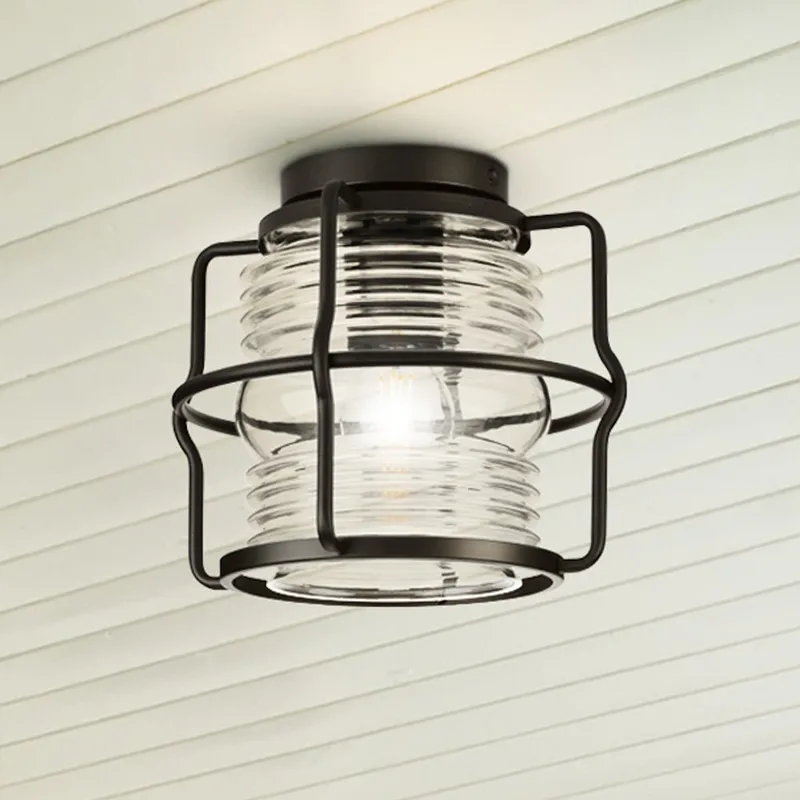 UHP1470 Coastal Outdoor Ceiling Light, 8-11/16''H x 9-3/4"W x 9-3/4''D, Matte Black Finish, Laramie Collection — Urban Ambiance LED Post Top Lights 100.0W 3000K