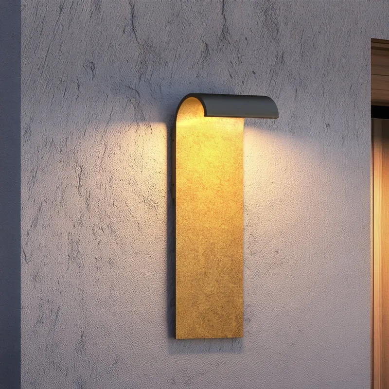 UQL1981 Contemporary Outdoor Wall Sconce, 21''H x 8''W x 5.75''D, Matte Black Finish, Mayville Collection — Urban Ambiance LED Wall Lights 8.0W 3000K