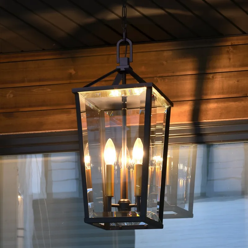 UQL1960 Urban Loft Outdoor Pendant, 22''H x 9.5''W x 9.5''D, Matte Black Finish, Ulm Collection — Urban Ambiance LED Landscape Lights 60.0W 3000K