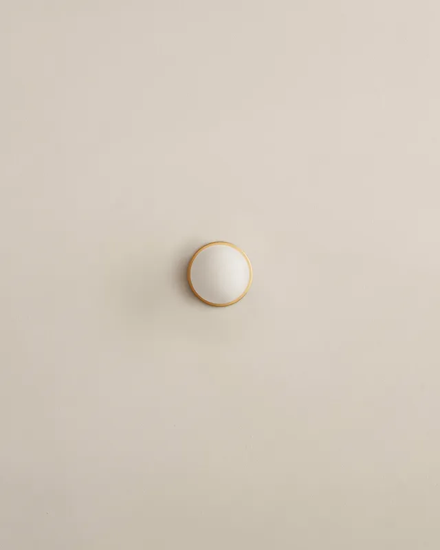 Orb Surface Mount – Orb 4 / Brass / Slim (ADA) — In Common With LED Strip Lights  
