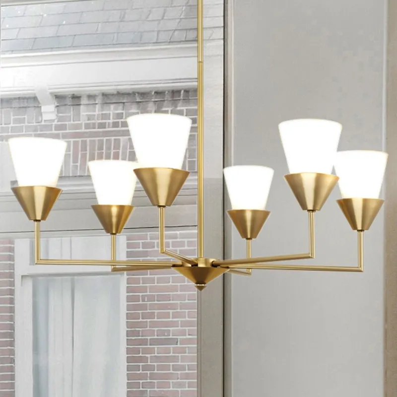 UHP5041 Posh Indoor Chandelier, 11-1/4''H x 30"W x 30''D, Soft Gold Finish, Larimore Collection — Urban Ambiance LED Landscape Lights 60.0W 3000K