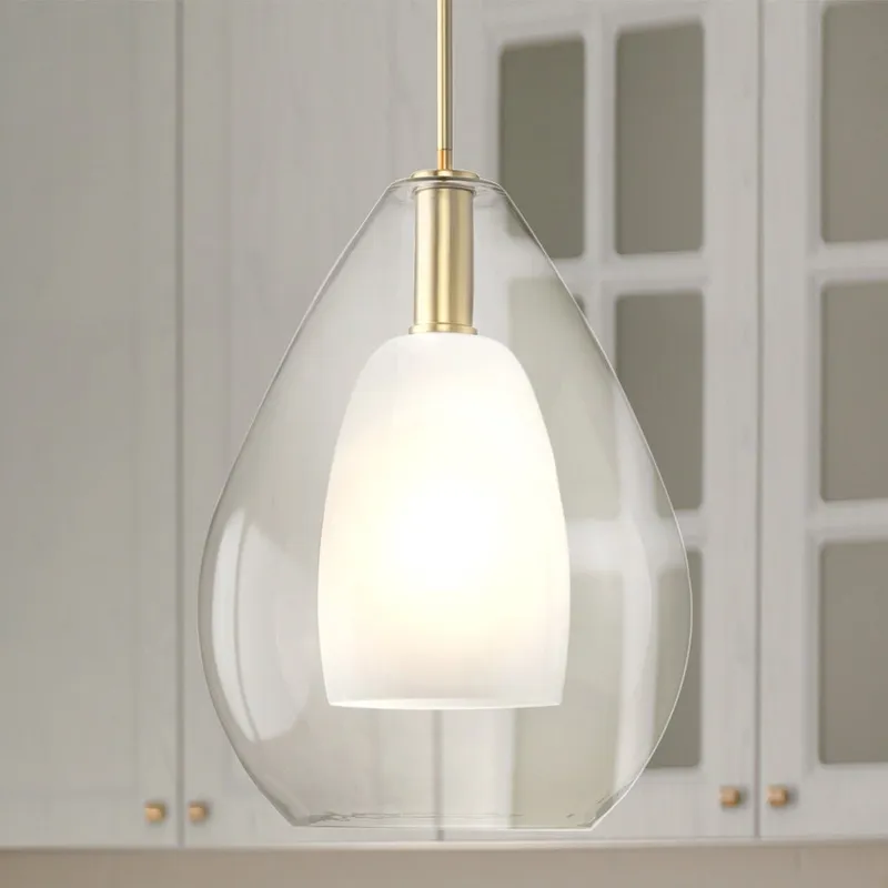 UHP4934 Casual Indoor Pendant, 20-3/4''H x 15"W x 15''D, Brushed Gold Finish, Wismar Collection — Urban Ambiance LED Landscape Lights 100.0W 3000K