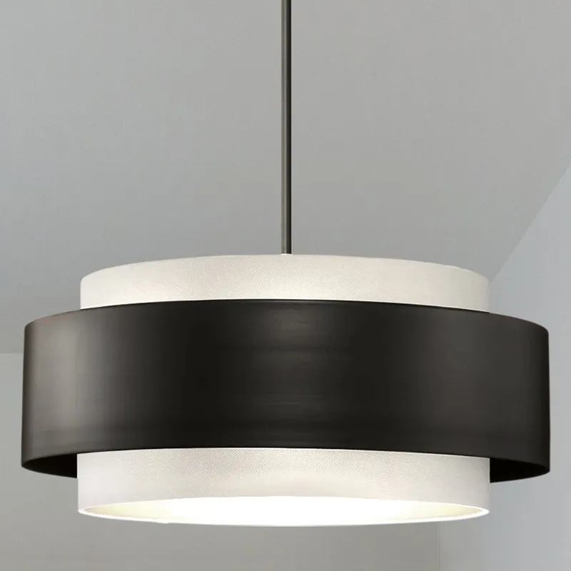 UHP4861 Modern Indoor Pendant, 9-5/8''H x 22"W x 22''D, Matte Black Finish, Rochester Collection — Urban Ambiance LED Landscape Lights 60.0W 3000K