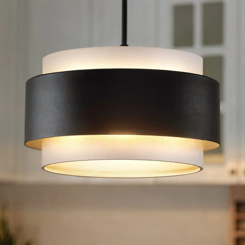UHP4858 Modern Indoor Pendant, 9''H x 16"W x 16''D, Matte Black Finish, Rochester Collection — Urban Ambiance LED Landscape Lights 60.0W 3000K