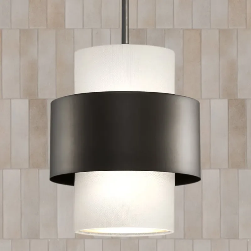 UHP4855 Modern Indoor Pendant, 11-1/4''H x 9-1/2"W x 9-1/2''D, Matte Black Finish, Rochester Collection — Urban Ambiance LED Landscape Lights 60.0W 3000K