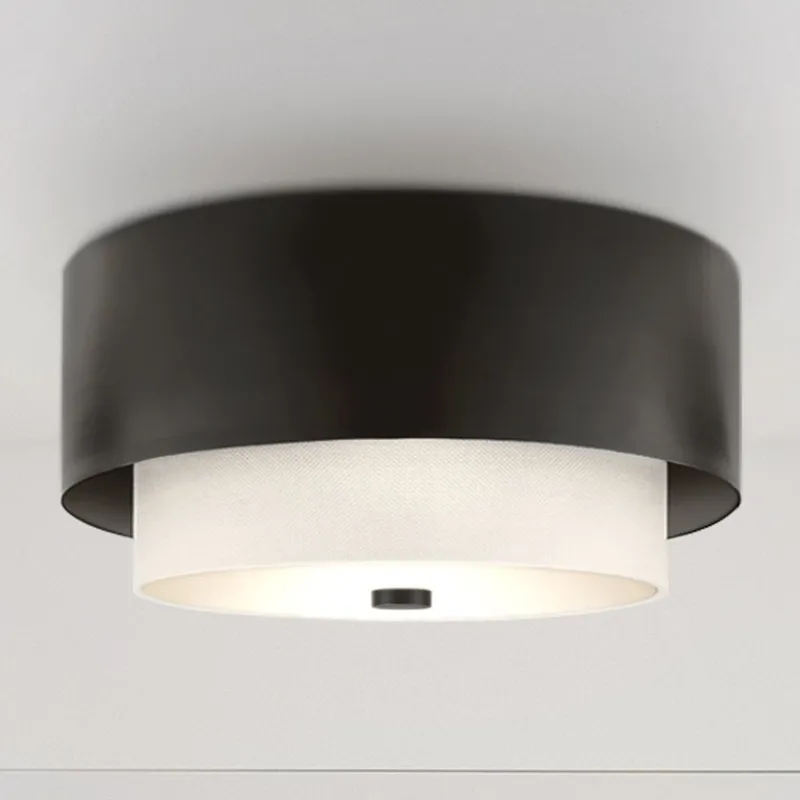 UHP4852 Modern Indoor Ceiling Light, 7-7/8''H x 14"W x 14''D, Matte Black Finish, Rochester Collection — Urban Ambiance LED Post Top Lights 15.0W 3000K