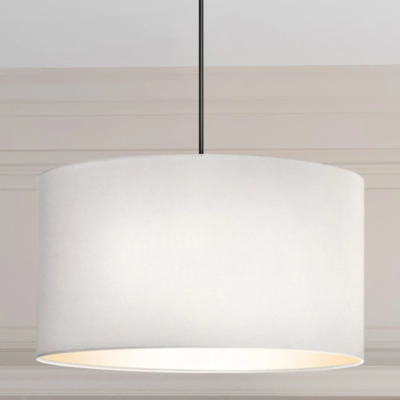 UHP4715 Transitional Indoor Pendant, 10''H x 18-1/8"W x 18-1/8''D, Brushed Nickel;Matte Black;Vintage Brass Finish, Grimsby Collection — Urban Ambiance LED Landscape Lights 60.0W 3000K
