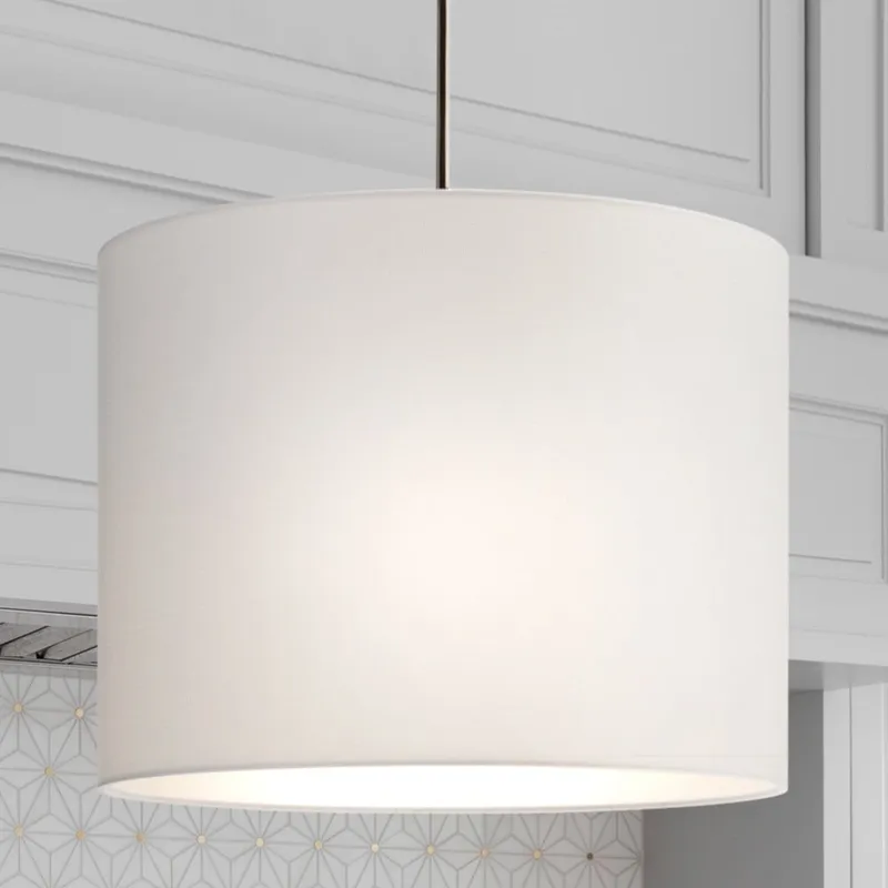 UHP4713 Transitional Indoor Pendant, 10''H x 12"W x 12''D, Brushed Nickel;Matte Black;Vintage Brass Finish, Grimsby Collection — Urban Ambiance LED Landscape Lights 100.0W 3000K