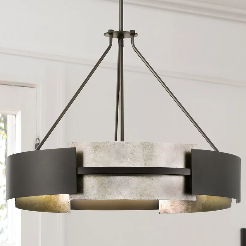 UHP4703 Cosmopolitan Indoor Pendant, 20''H x 26"W x 26''D, Matte Black Finish, Gambier Collection — Urban Ambiance LED Landscape Lights 60.0W 3000K