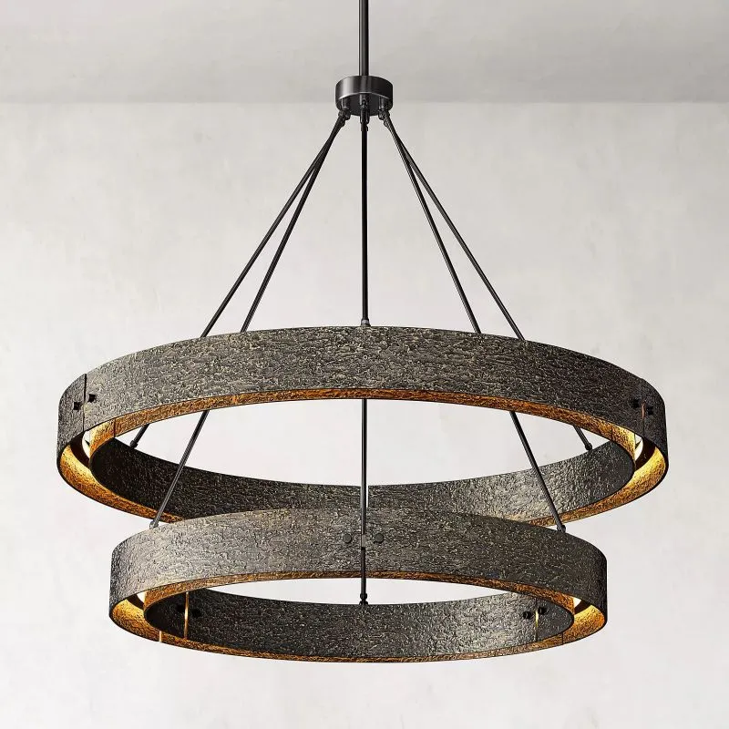 Virelle 2 Tier Round Chandelier 60" — Hilamps LED Area Lights 155.0W 2460K