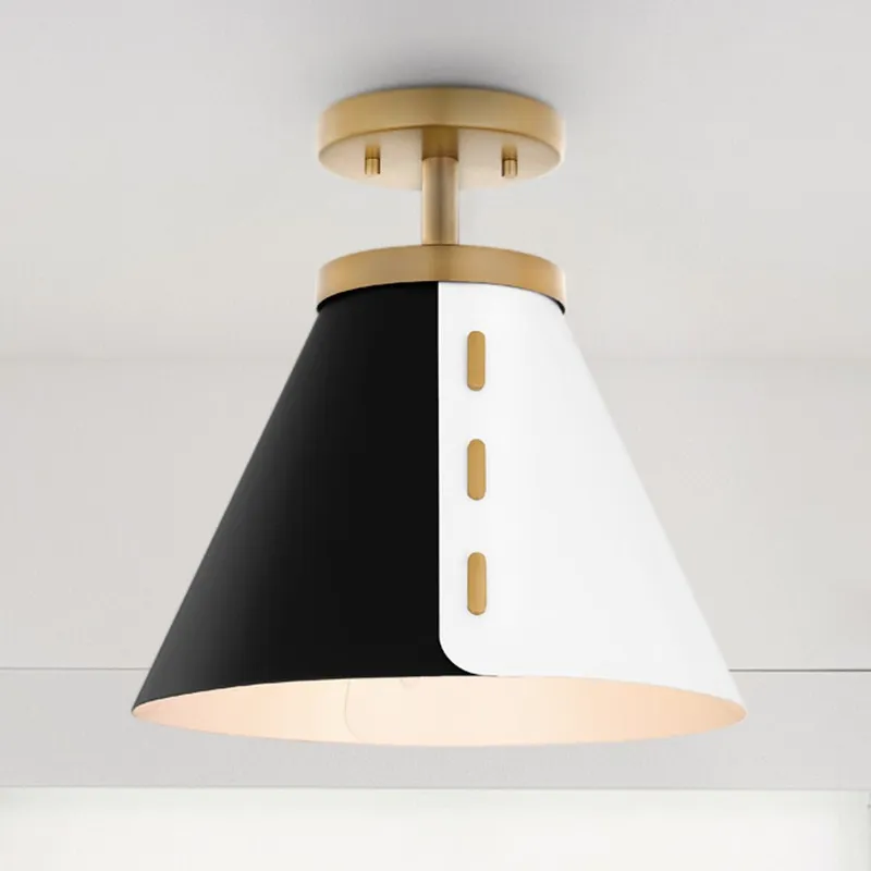 UQL5860 Cosmopolitan Indoor Ceiling Light, 12''H x 12''W x 12''D, Brushed Weathered Brass Finish, Moers Collection — Urban Ambiance LED Post Top Lights 100.0W 3000K