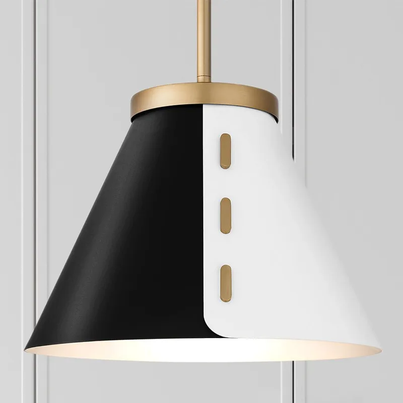 UQL5770 Urban Loft Indoor Pendant, 9.75''H x 12''W x 12''D, Brushed Weathered Brass Finish, Zennor Collection — Urban Ambiance LED Landscape Lights 100.0W 3000K