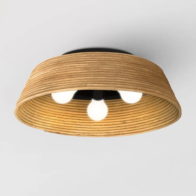 UQL5640 Natural Indoor Ceiling Light, 6.25''H x 18.25''W x 18.25''D, Matte Black Finish, Hankinson Collection — Urban Ambiance LED Post Top Lights 60.0W 3000K
