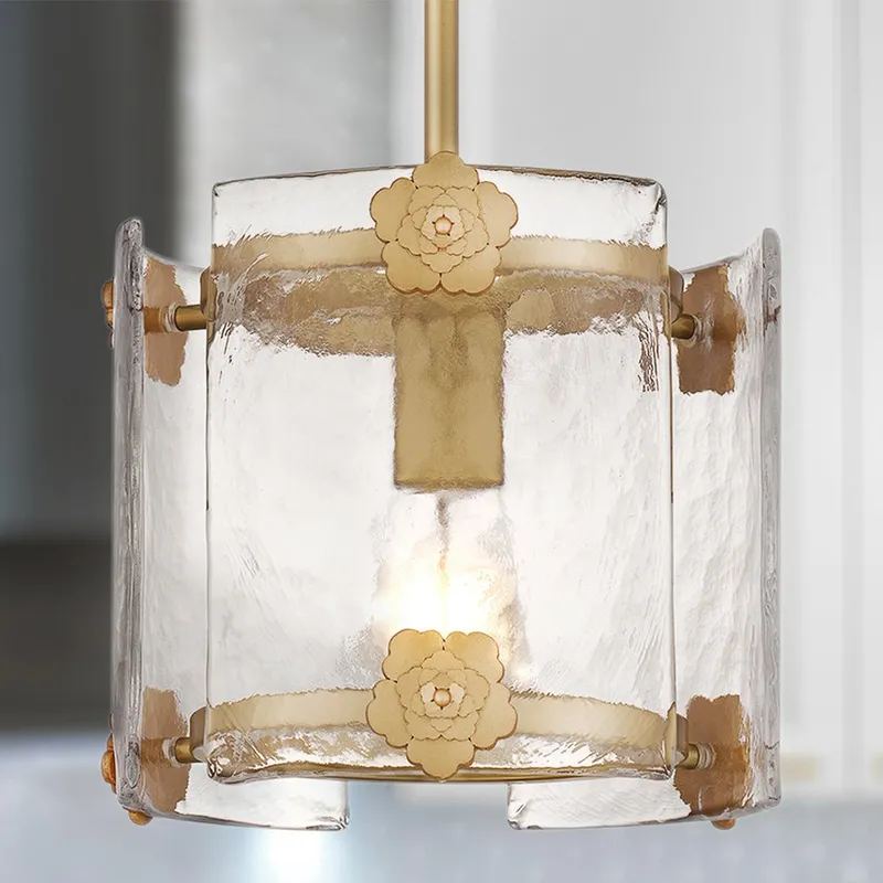UQL5440 Cosmopolitan Indoor Pendant, 8.25''H x 9''W x 9''D, Light Gold Finish, Crary Collection — Urban Ambiance LED Landscape Lights 100.0W 3000K