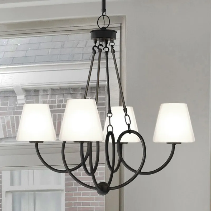 UQL5250 Transitional Indoor Chandelier, 27.25''H x 27''W x 27''D, Matte Black Finish, Mildura Collection — Urban Ambiance LED Landscape Lights 100.0W 3000K