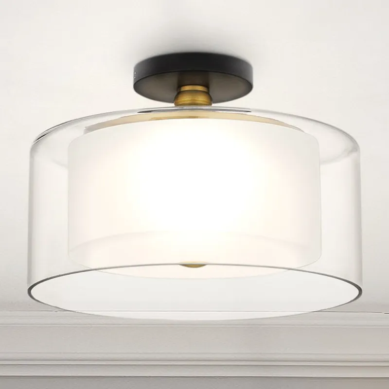 UQL5062 Minimalist Indoor Ceiling Light, 9.75''H x 14.00''W x 14.00''D, Matte Black Finish, Velbert Collection — Urban Ambiance LED Post Top Lights 60.0W 3000K